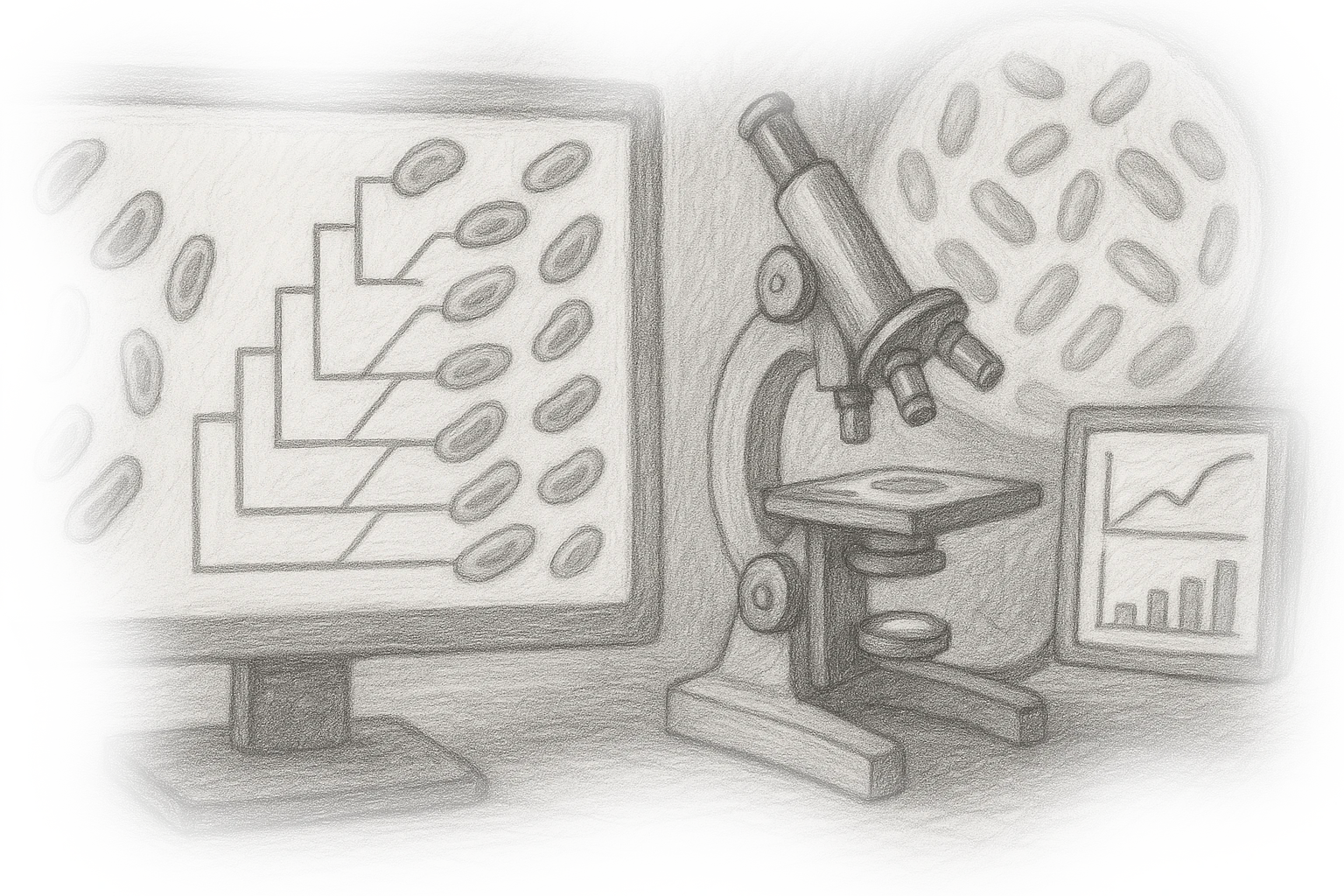 Simulating the evolution and analyse spectral information